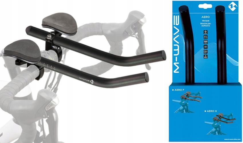 M-WAVE AERO H TRI BAR ALU - 25,4 / 31,8 mm