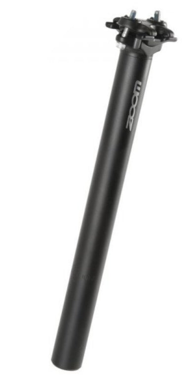 M-WAVE SEAT POST BICYCLE FOR 2 SCREWS 30,9 mm / 350 mm Black Aluminium Color black