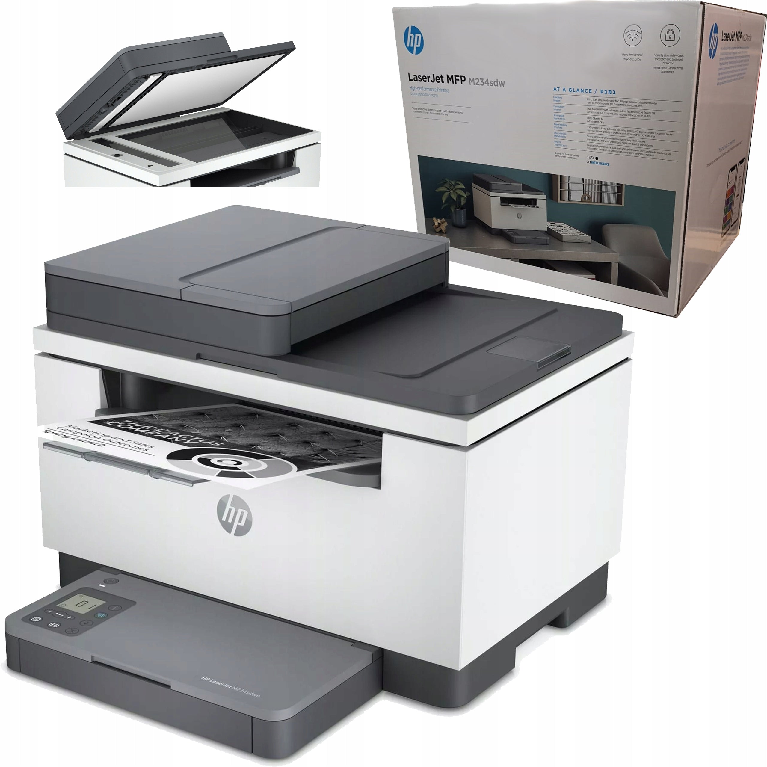M234sdw HP Printer Copier Laser Scanner duplex wifi Bluetooth 6GX01F