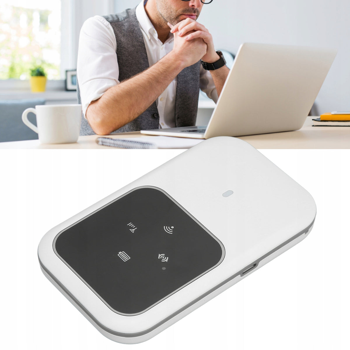 M80 Portable Mobile WiFi Router 3G/4G LTE WiFi SIM Play Manufacturer code JMDEI4996