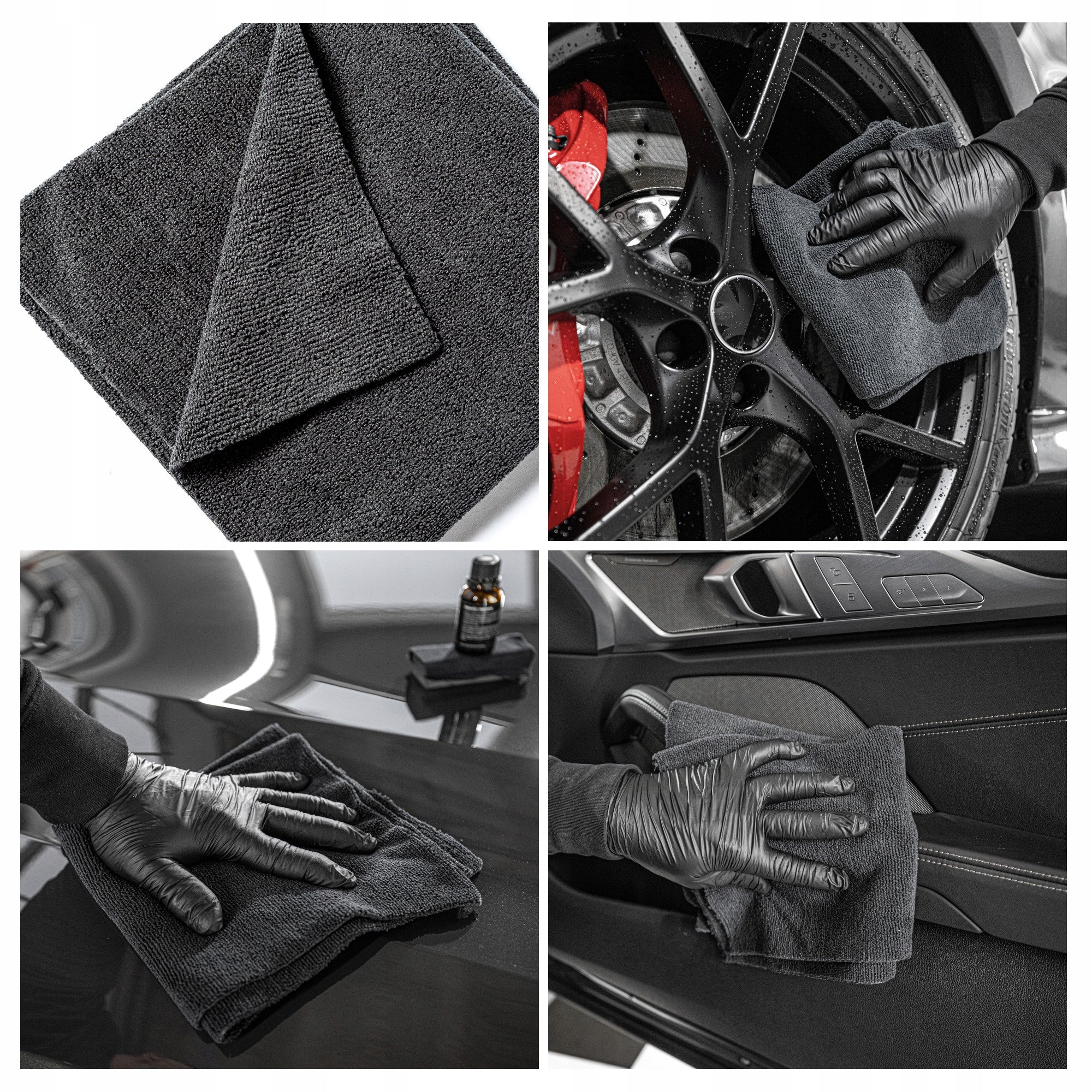 MA PROFESSIONAL DETAILING X-APT BLACK 370 MICROFIBER 40x40cm Manufacturer code 20-D32