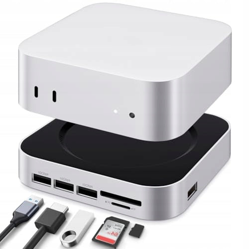 MAC MINI M4 12IN1 DOCKING STATION NVME SSD ENCLOSURE CARD READER FOR HOME Manufacturer no brand