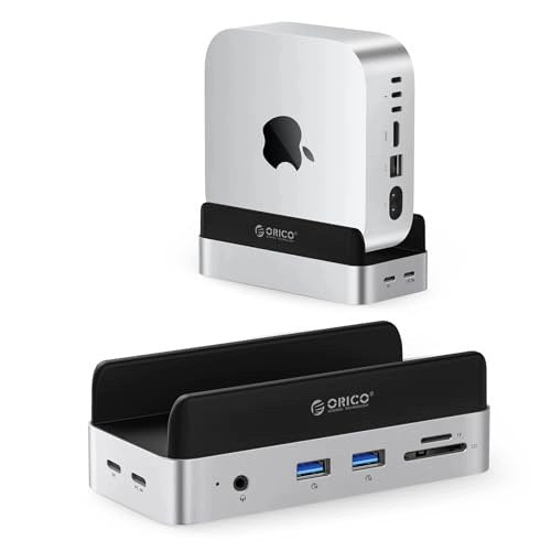 MAC MINI M4 ALUMINUM SSD DOCKING STATION 1TB DRIVE 7 PORTS USB Silicone Brand no brand