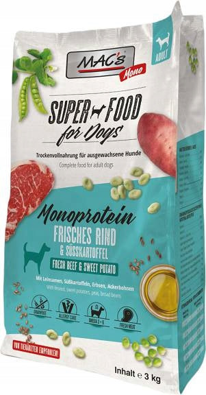 MAC'S MONOPROTEIN ADULT BEEF WITH BEEF 3kg