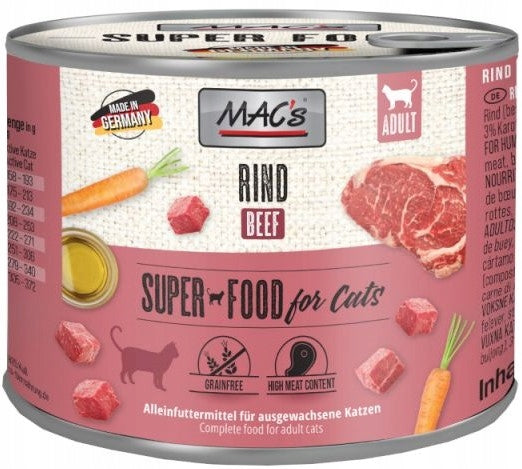 MAC's -NO CEREALS-Beef 70% meat 200g