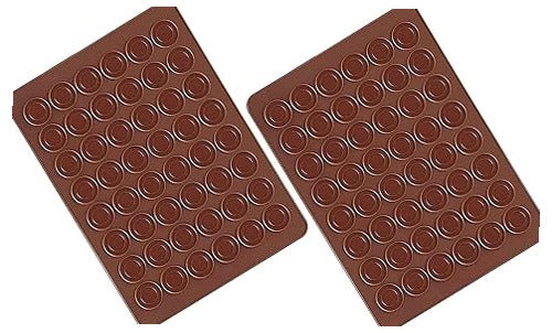 MACAROON BAKING MAT SILICONE 48 HOLES FOR BAKERS 2 PCS.