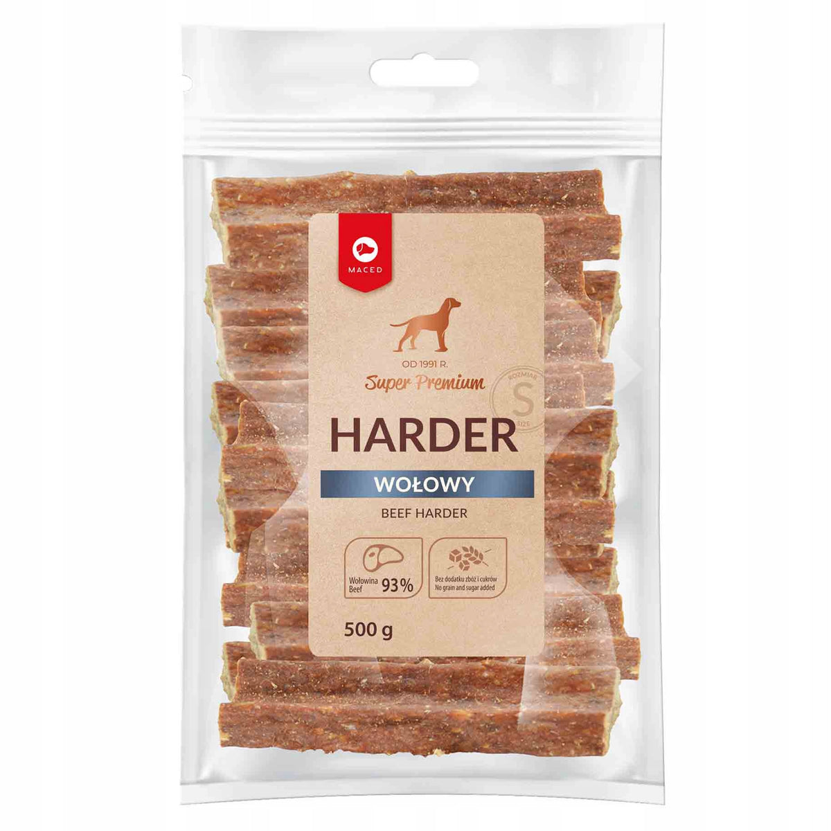 MACED HARD BEEF TEETHER HARDER ECO FOR DOG 500G