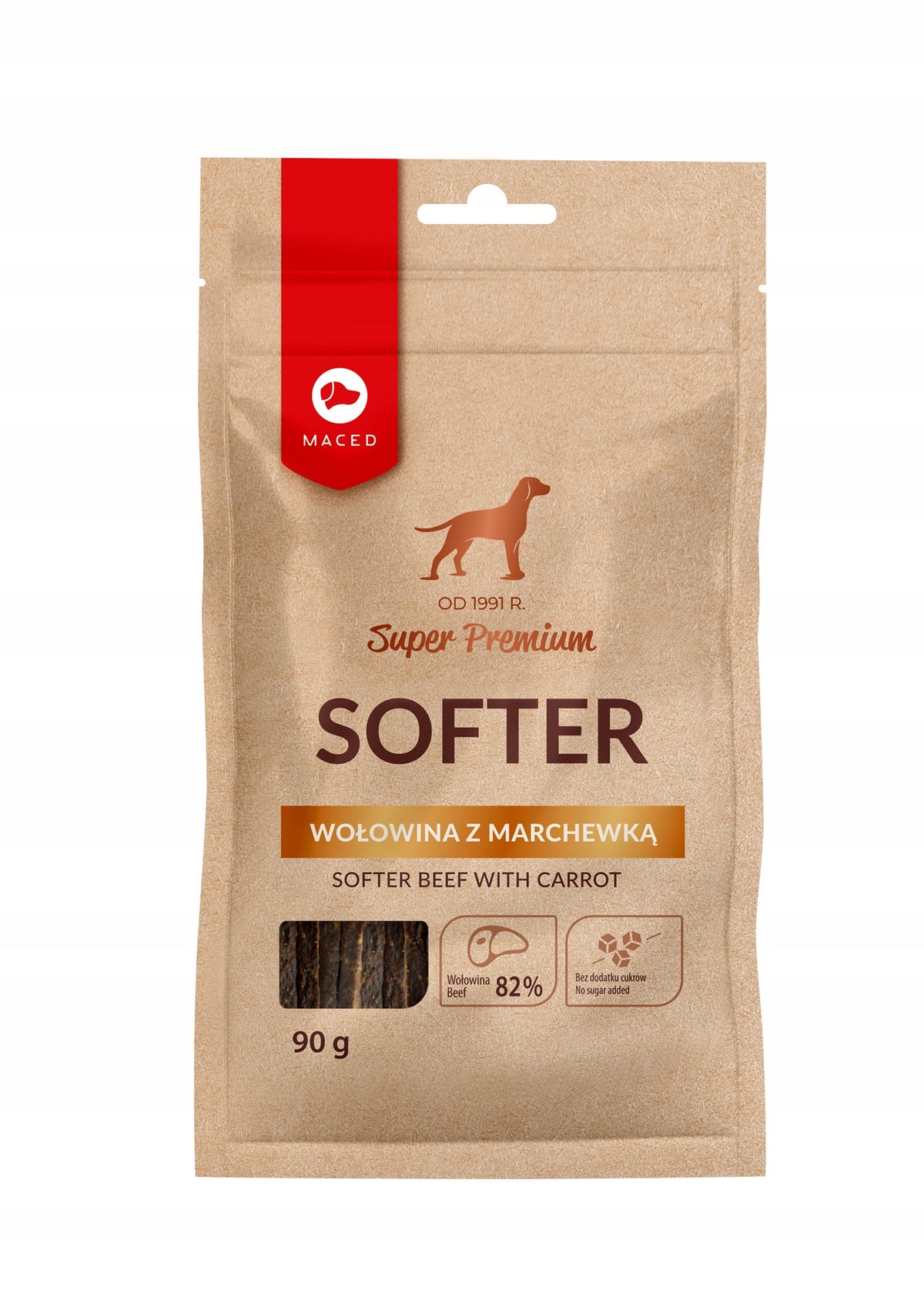 MACED - Softer Beef with Carrot - 90g