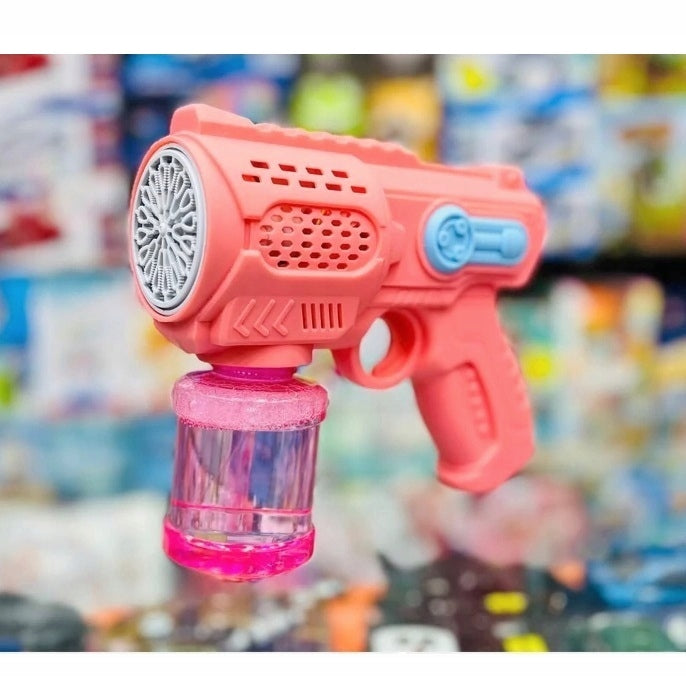 MACHINE GUN BATTERY OPERATED BUBBLE APPARATUS LIGHT SOUND SOAP BUBBLES Kind pistols
