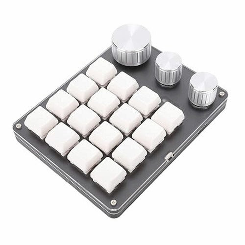 MACRO MECHANICAL KEYBOARD 16 KEYS FOR USB C PLAYERS PROGRAMMABLE