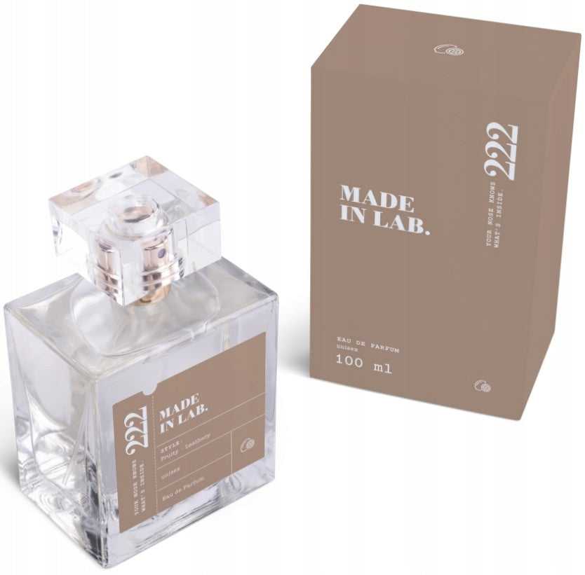 MADE IN LAB 222 UNISEX EAU DE PARFUM for women 100 ml Manufacturer code 5903843213789