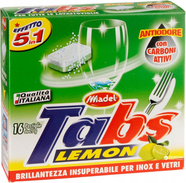 MADEL TABS LEMON dishwasher tablets ITALIAN