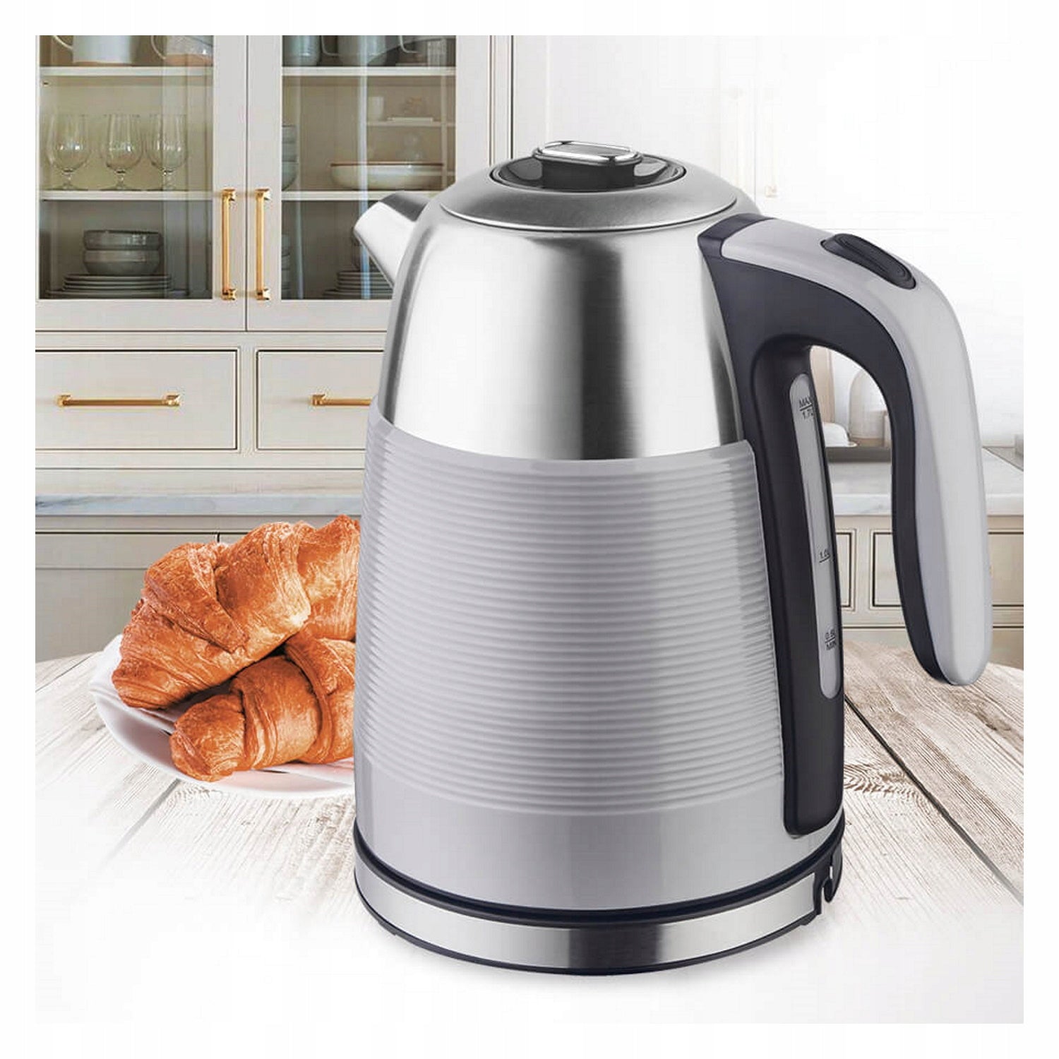 MAESTRO 051 electric kettle 1,7L 2200W metal Packaging status original