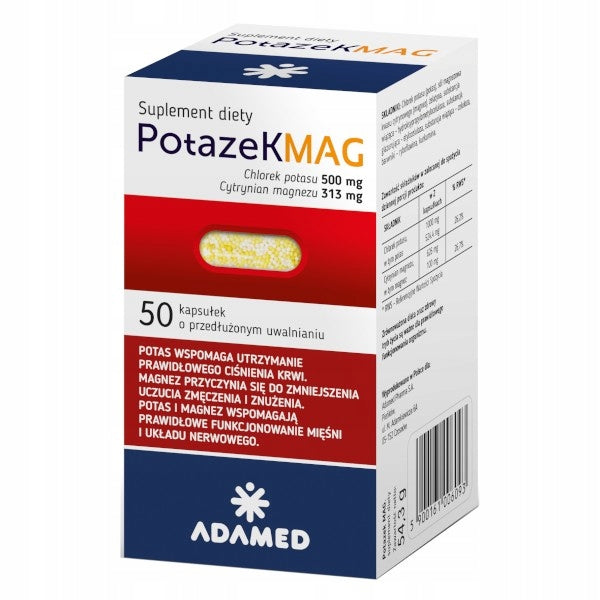 MAG 50 CAPSULES / POTASSIUM + MAGNESIUM / CURCUMIN.