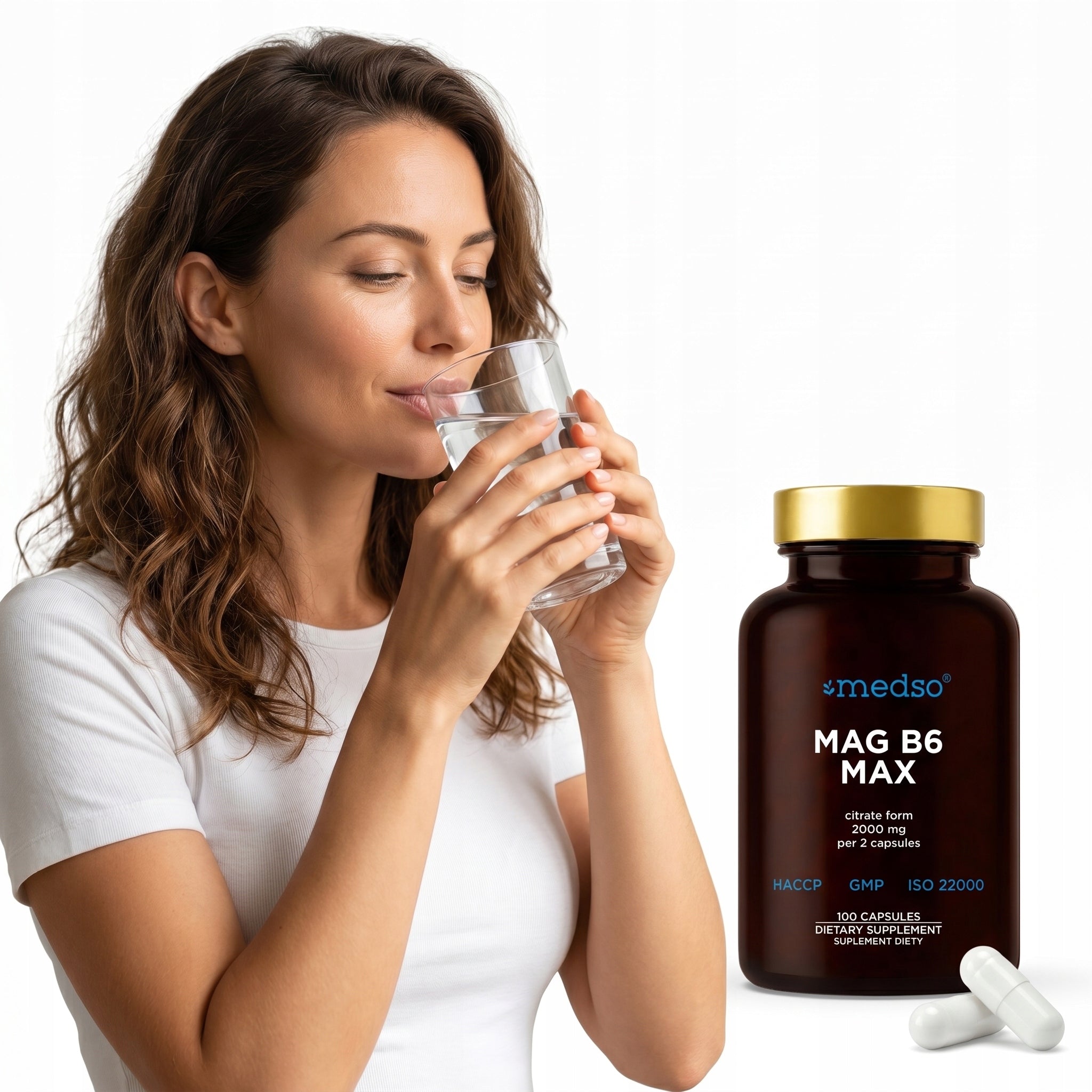 MAG B6 MAX 1000MG MAGNESIUM CITRATE MUSCLE SUPPORT NERVOUS SYSTEM 100CAPS. Expiration date at least 1 year from the date of purchase