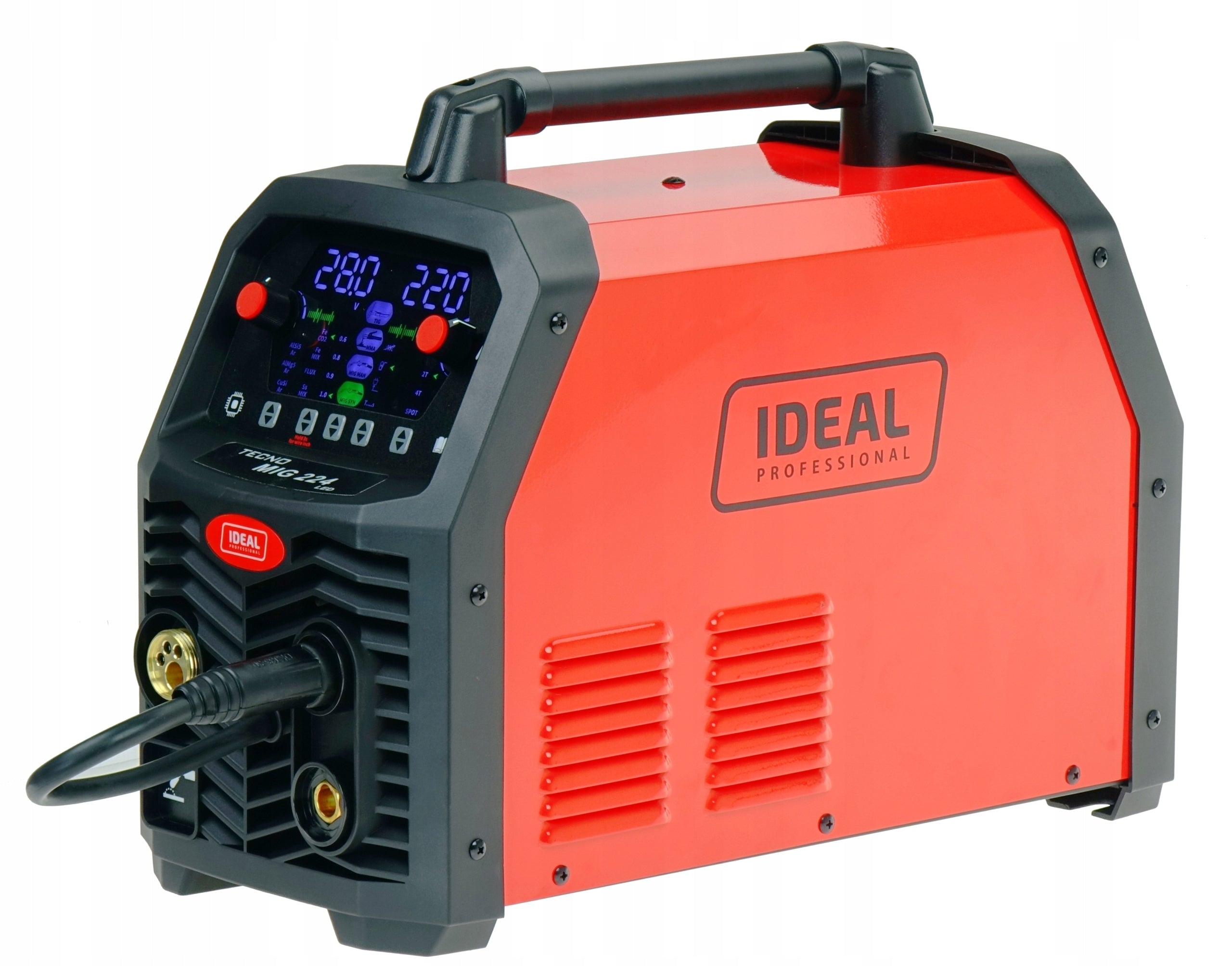 MAG migomat IDEAL TECNO MIG 224 SYNERGY LED 4X4 220A SET Manufacturer code tecno mig 224 z1