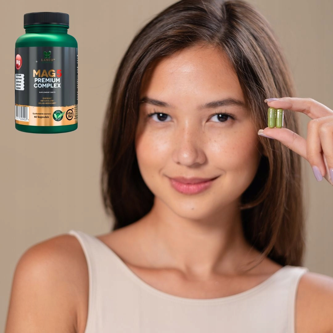 MAG5 Premium Complex 1700mg TOP5 forms Magnesium DIGLYCINATE +other Brand Lanco Nutritions