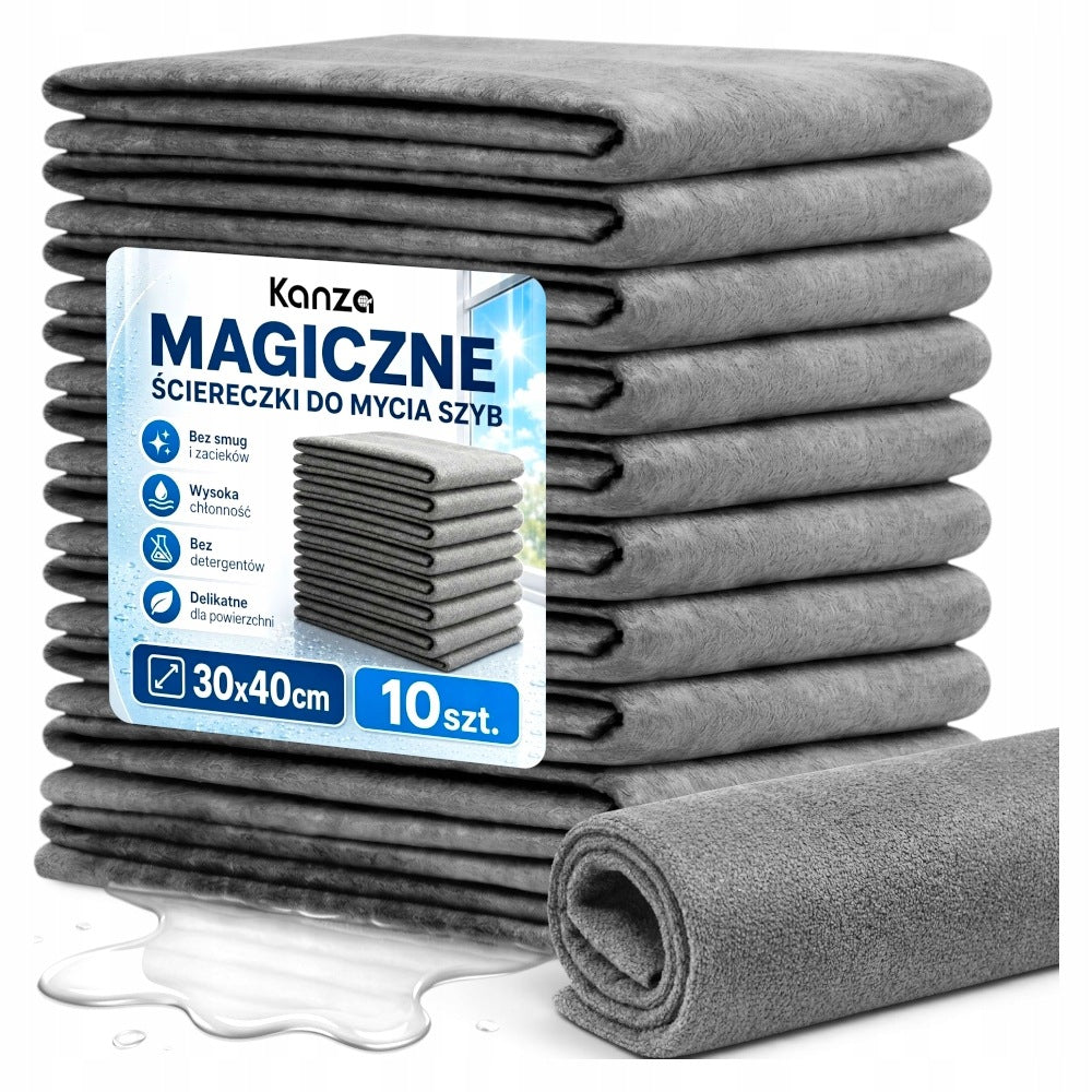 MAGIC CLEANING CLOTHS UNIVERSAL CAR CLOTH 30X40CM 10PCS