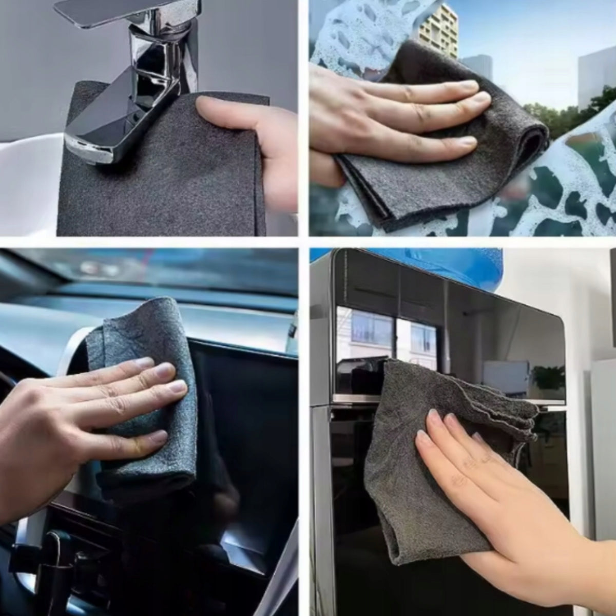 MAGIC CLOTH FOR CLEANING window mirrorS WITHOUT STREAKS X16 Manufacturer code MAGICZNA ŚCIERECZK-12SZT(20x30cm)