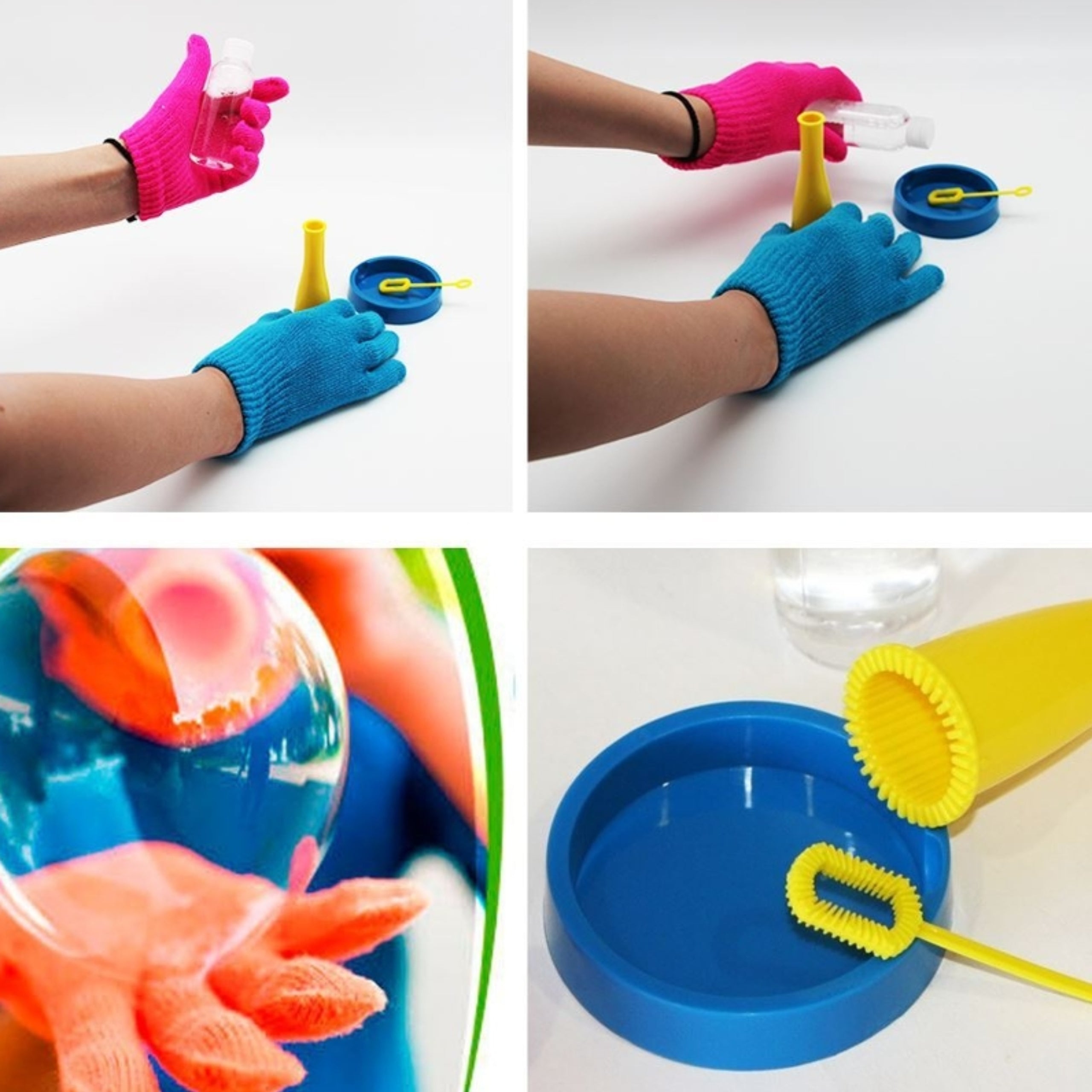 MAGIC GLOVE BABY SOAP BUBBLE SET + BUBBLE LIQUID Brand no brand