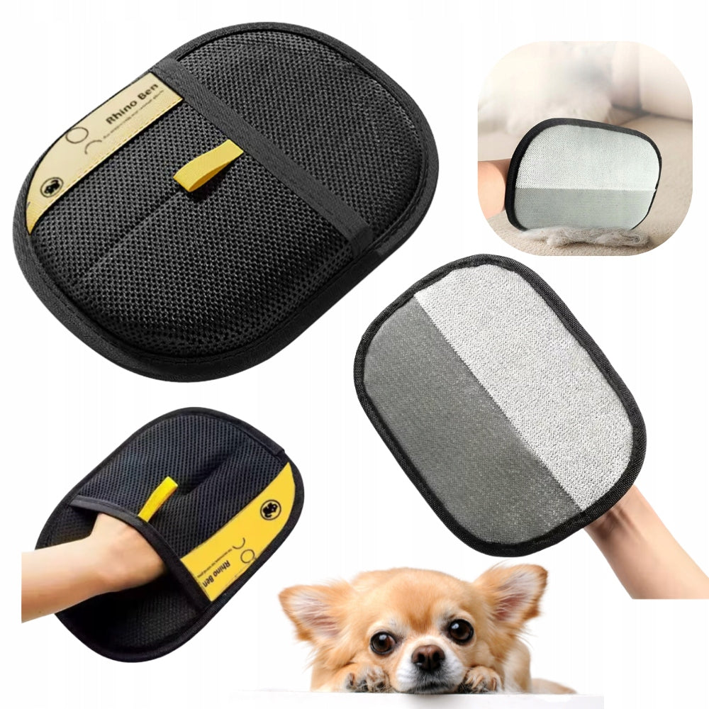 MAGIC GLOVE FOR REMOVING THE COLLECTION OF SICKLES OF A PREMIUM CAT DOG LAP