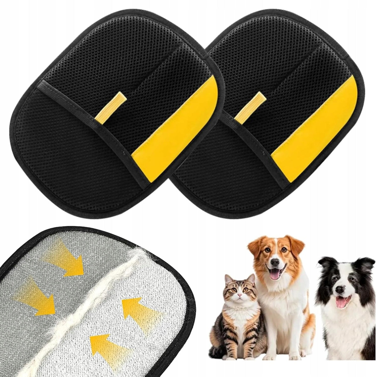 MAGIC HAIR REMOVAL GLOVE ANTISTATIC FOR DOG AND CAT MASSAGE