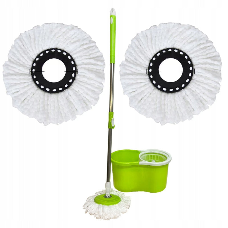 MAGIC MOP Rotary + 2 CARTRIDGES BUCKET SQUEEZER