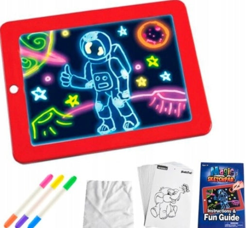MAGIC TABLET ZNIKOPIS MAGIC PAD LED BOARD for drawing stylus Packaging status original