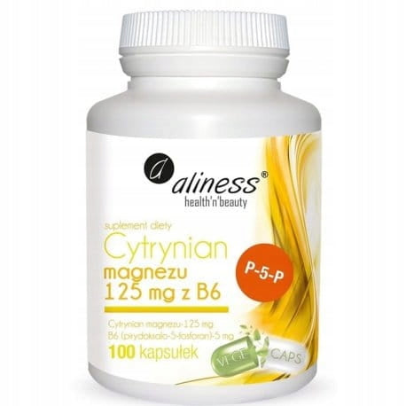 MAGNESIUM CITRATE 125MG 100 KAPS - ALINESS