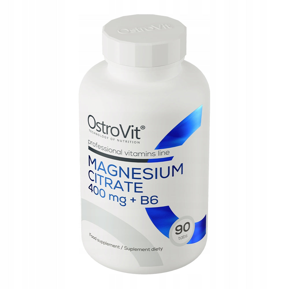 MAGNESIUM CITRATE OstroVit 400 mg + Vitamin B6 90 tab MAX DOSE Contractions Expiration date not specified