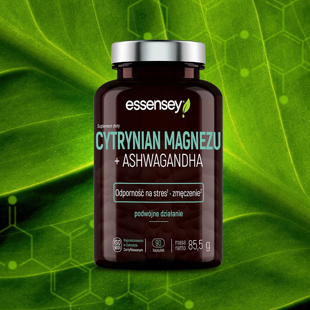 MAGNESIUM Citrate + ASHWAGANDHA FREEBIE Complex Stress Relaxation Sleep Fatigue Brand Essensey