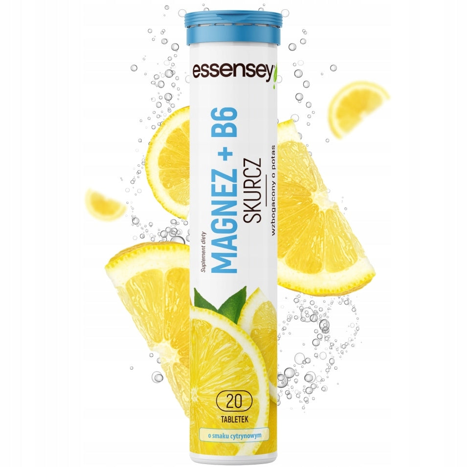 MAGNESIUM Shrink + Potassium + Vitamin B6 20 Pcs Effervescent Drinking Tablets