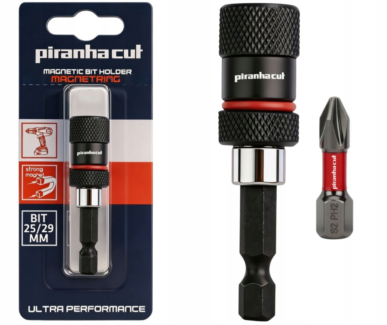 MAGNETIC BIT HOLDER 1/4 HEX TIP FOR G/K PLATES LIMITER