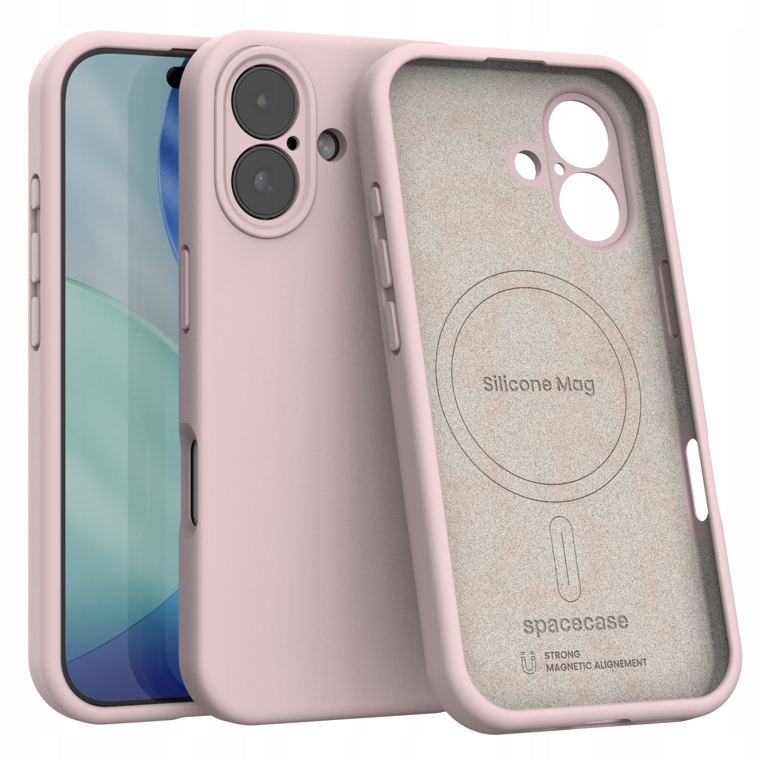MAGNETIC CASE FOR IPHONE 17 SPACECASE SILICONE MAG CASE FOR MAGSAFE