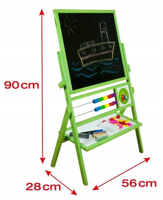 MAGNETIC CHALKBOARD 33 ac. 5in1 Color multicolor
