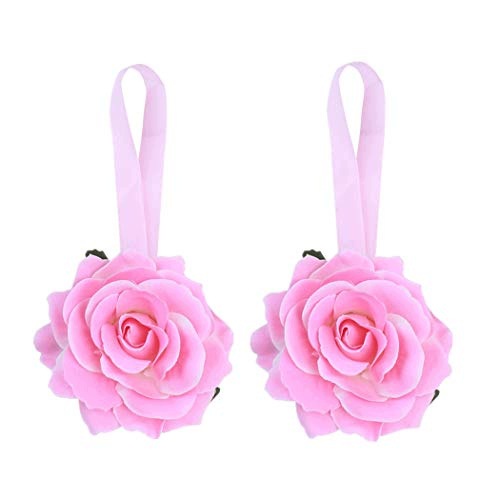 MAGNETIC CURTAIN BUCKLE SILK RIBBON FOR GIFT 2 PCS. for home Brand no brand