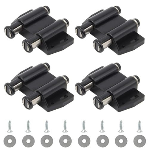 MAGNETIC DOOR CABINET LATCHES PUSH TO OPEN 4 PCS METAL STEEL Brand no brand