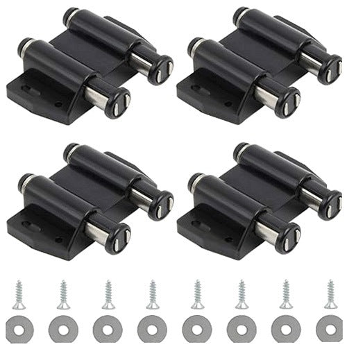 MAGNETIC DOOR CABINET LATCHES PUSH TO OPEN 4 PCS METAL STEEL