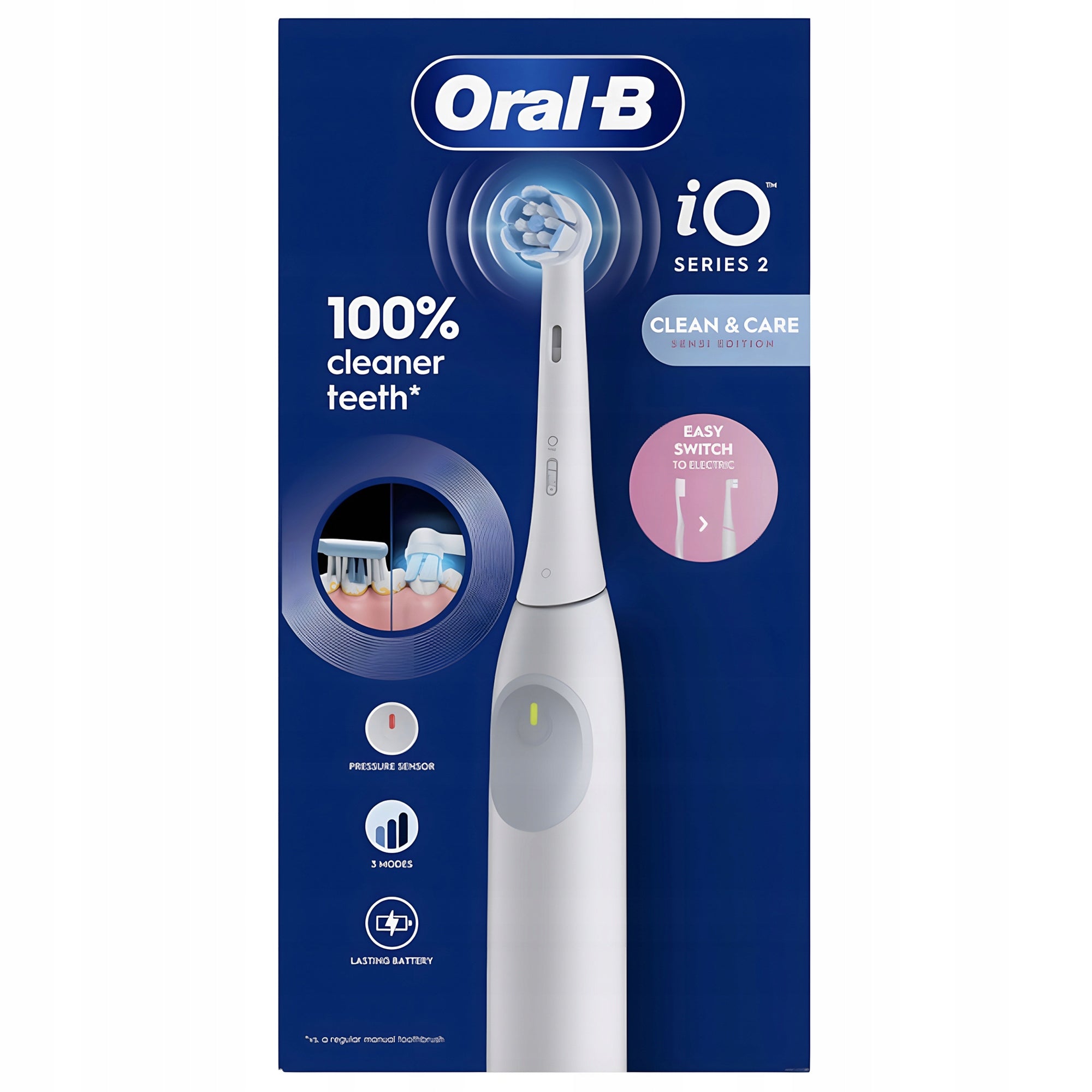 MAGNETIC ELECTRIC TOOTHBRUSH ORAL-B IO SERIES 2 SIMPLE WHITE Brand Oral-B