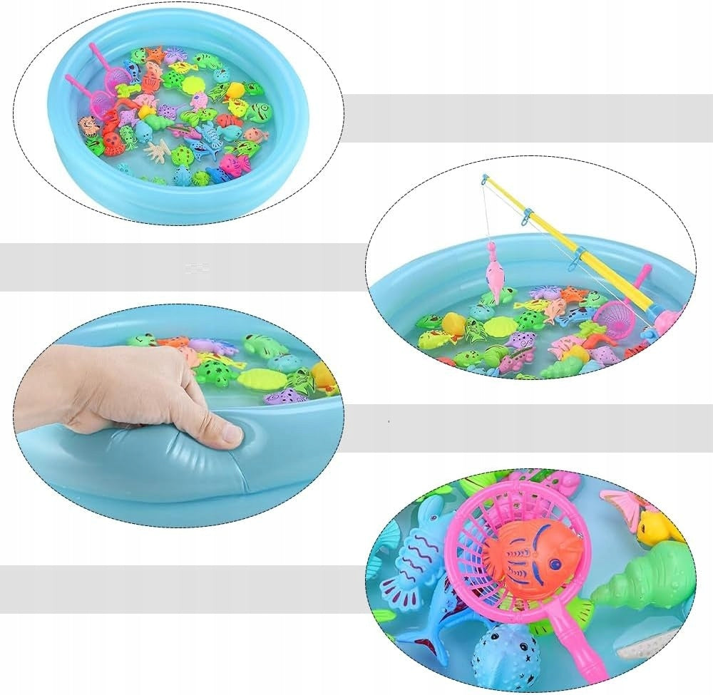 MAGNETIC FISHING ROD FOR CHILD POOL TOY GIFT COLORFUL Manufacturer code 1416566
