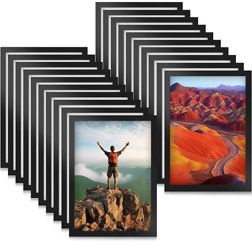MAGNETIC FRAMES SELF-ADHESIVE A4 FOR PHOTO POSTERS 20 PIECES GIFT Brand no brand