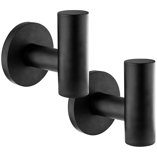 MAGNETIC HANGERS FOR CLOTHES NEODYMIUM HOOKS BLACK 2 PCS METAL Brand no brand