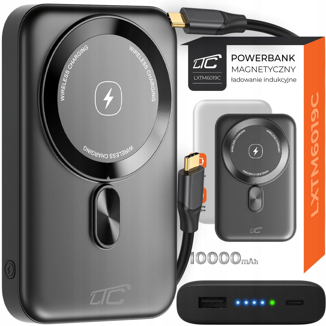 MAGNETIC INDUCTION POWERBANK MAGSAFE 10000MAH WIRELESS