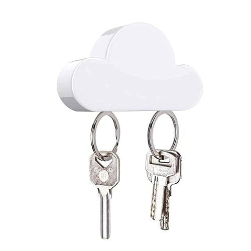 MAGNETIC KEY HOLDER CLOUD WHITE SELF ADHESIVE 2 PCS STEEL Brand no brand