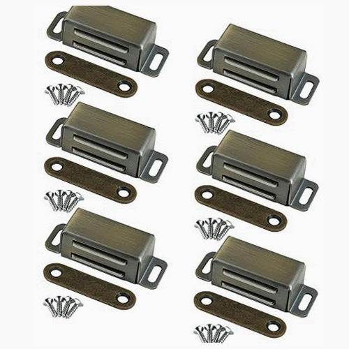 MAGNETIC LATCHES FOR DOOR CABINETS STAINLESS STEEL 8 KG STEEL SET