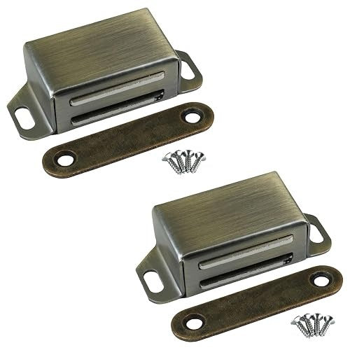 MAGNETIC LATCHES FOR DRAWER DOOR CABINETS STAINLESS STEEL 14KG 2PCS Brand no brand