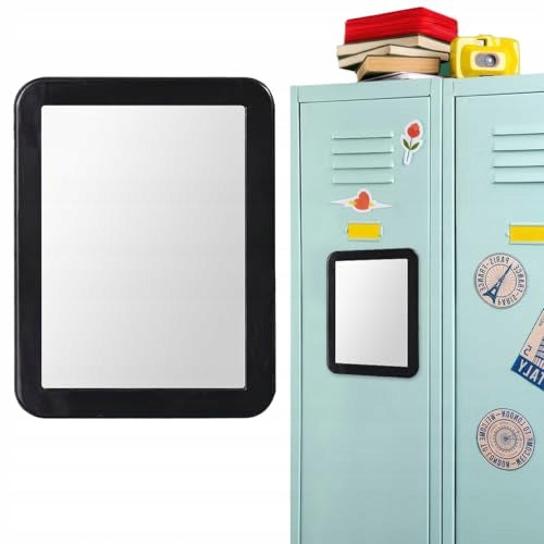 MAGNETIC MIRROR FOR MAKEUP 17 5X13 5CM CABINET OFFICE SET OF 2 Brand no brand