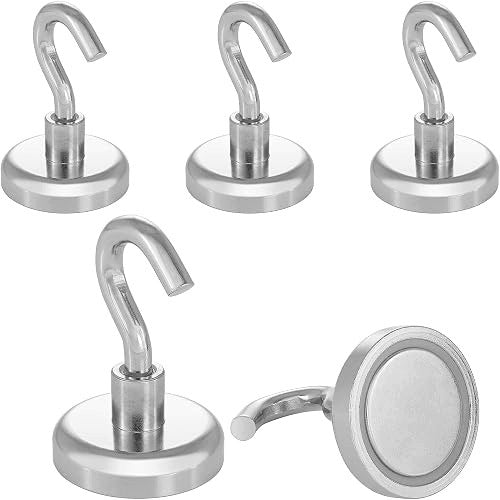 MAGNETIC NEODYMIUM HOOKS EXTRA-STRONG 36 KG FOR TOOLS 10 PCS METAL Brand no brand