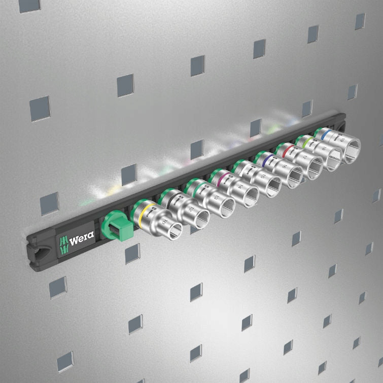 MAGNETIC STRIP C4 SOCKET WRENCH SET ZYKLOP 1/2" WERA Brand Wera