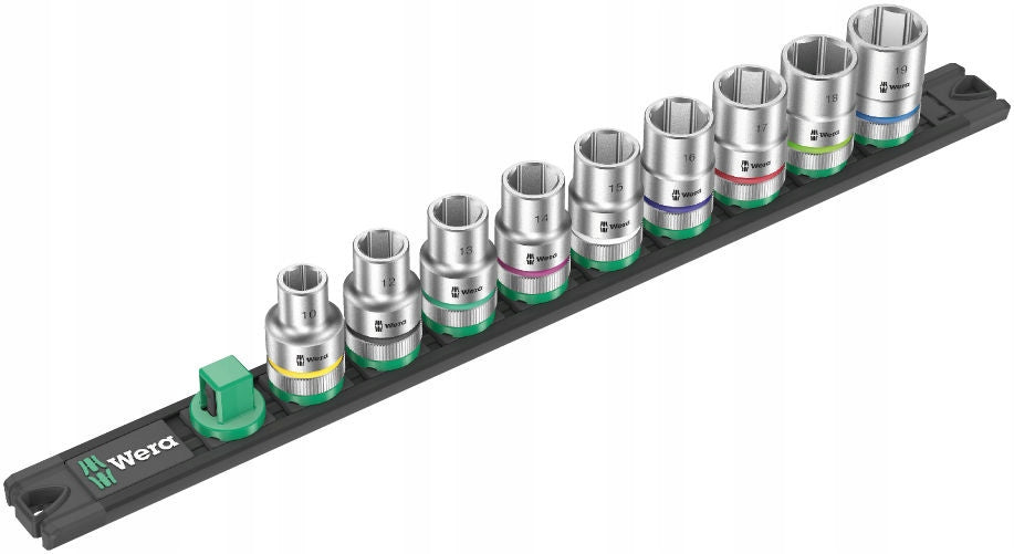 MAGNETIC STRIP C4 SOCKET WRENCH SET ZYKLOP 1/2" WERA